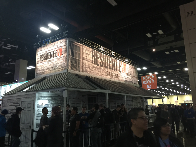 I didn’t go into the Resident Evil house, partially because I’m not a big fan of the franchise and partially because they filled up like crazy. But it was still really neat that they put a horror attraction in the middle of an expo floor.